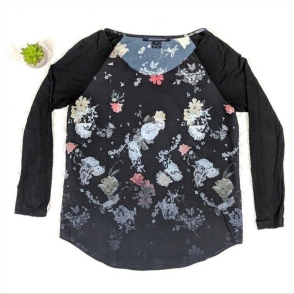 French connection 3/4 sleeved Top